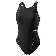 레노마수영복 여성용 파이핑 라인 U백 원피스 수영복 RN-LS2G502