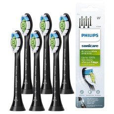 필립스코리아 소닉케어 옵티멀 화이트 칫솔모 블랙 6p, HX6066/91, 1개