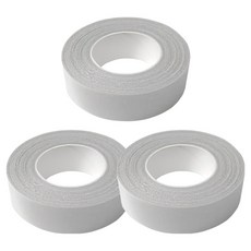 KHOOMIE 臨時固定用黏貼式下擺修補多用途衣物固定膠帶 3cm x 27m 6W0009, 3個, 白色