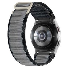 젤리타이거 갤럭시워치 알파인루프 밴드 스트랩 날개형 20mm, 그레이라인, 1개