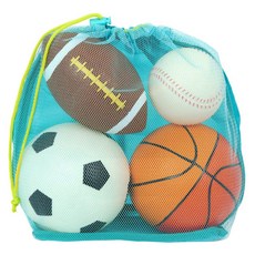 B.toys 袋球跑小聯盟孩童運動彈力球, 混和顏色, 1套