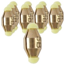 999피싱 999피싱 교체형 순간 수중찌 민물 바다 낚시 유동 속공 수중 봉돌 황동 고무 낚시 채비, 1개, 10개입