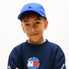 Tommy Hilfiger 兒童小旗棉質棒球帽