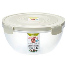 코멕스 아삭하고 신선하게 샐러드 믹싱볼, 2.5L, 1개