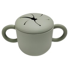 Big Buck 嬰兒防漏零食杯, 綠色, 1個