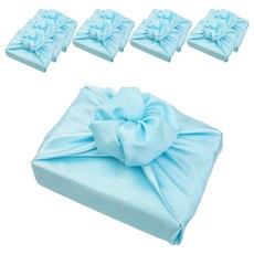 緞麵包袱巾 107 x 107 cm, 09 天藍色, 10個