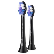 필립스코리아 소닉케어 센서티브 초미세모 칫솔모 블랙 2p, HX6052/91, 1개