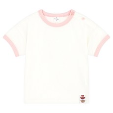 Milk Baby 兒童小熊基本款Air Cool滾邊T恤