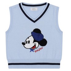 Disney 迪士尼 baby 兒童款米奇Bonjour針織背心