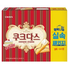쿠크다스 화이트 과자 4p, 512g, 1개