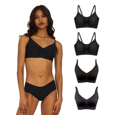 24hrs. 無感失憶細肩內衣4件組