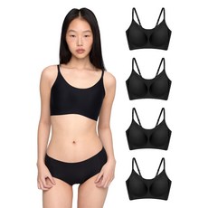 24HRS 無感失憶細肩內衣4件組 經典款