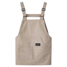 Bareunliving 標準大尺寸圍裙, 米色, 1個