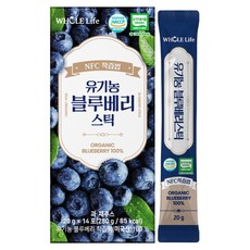 WHOLE Life 有機藍莓棒, 20g, 14個