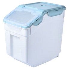 리치독스 반려동물 공기 습기차단 사료보관함 중형 6~9kg, 블루, 1개