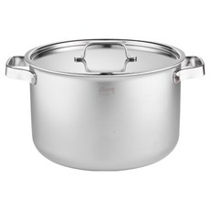 Stenny 電磁爐適用 無研磨劑 不鏽鋼 五層湯鍋 H, 單一顏色, 1個, 24cm