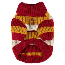 Montier 寵物楓葉針織衫, 紅色, 1個