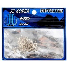999피싱 니켈 코팅 세이코 바늘 덕용바늘 세트, 1개, 100개입