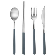 WAGENSTEIGER Dailore 餐具組, 絲滑海軍藍, 1套, 湯匙 + 筷子 + 叉子 + 刀子