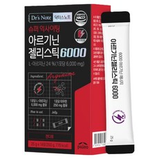 DrSNote 超級活力精胺酸果凍條 6000 14入, 350g, 1個