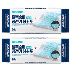기본에 털복숭이 정전기 청소포 표준형 20p, 2개