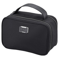 PING 圖案雙層收納包, 黑色, 1個