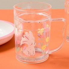모던하우스 해피스프링 아크릴 핸들워터 텀블러 245ml, 1개, 혼합색상