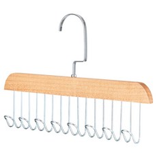 아케이바이 고급형 다용도 8구 옷걸이, 1개, 우드