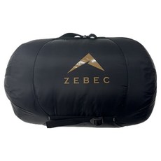 제벡 다우니 실크 페더 침낭 2.5kg, 블랙, 1개