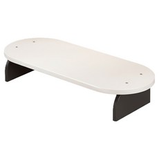디노 심플 사무형 모니터 받침대 대 50 x 20 x 8 cm, 화이트