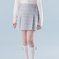ILoveJ Erreje 粗花呢迷你裙