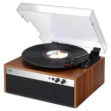 브리츠 LP 양방향 블루투스 턴테이블, 우든, BZ-AP40BT
