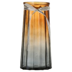 Treova 玻璃花瓶 綠色植物 客廳裝飾品, 十二 黃色和灰色