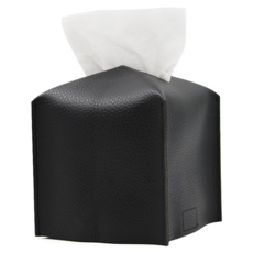 微笑方形面紙套, 黑色