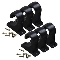 준앤컴파니 봉브라켓 25mm 3p, 블랙, 2개