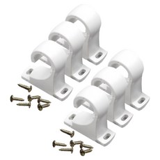 준앤컴파니 봉브라켓 25mm 3p, 화이트, 2개