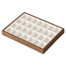 Market Pio 居家高級胡桃木現代風珠寶展示託盤 3號, 單一顏色, 1個