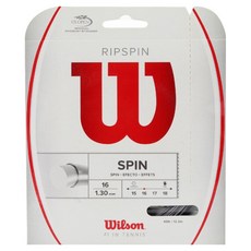 윌슨 립스핀 16 원형 폴리 스트링, 블랙, 1개