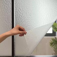 女神多用途玻璃窗戶浴室辦公室隱私保護貼紙 立體波浪, 單一顏色