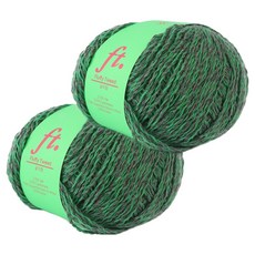 브랜드얀 리틀허브 뷔스티에 긴버전 DIY 플러피 트위드 뜨개실 2p + 도안 세트, 20 포레스트, 1세트