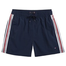Tommy Hilfiger 兒童側邊飾帶泳褲