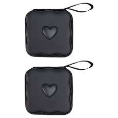 Beaurator 衛生棉迷你愛心硬殼收納包 2入