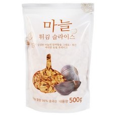 코우인터내셔널 마늘 튀김 슬라이스, 500g, 1개