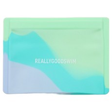 REALLYGOODSWIM 矽膠防水游泳收納包 S 收納包 M, 薄荷漸層
