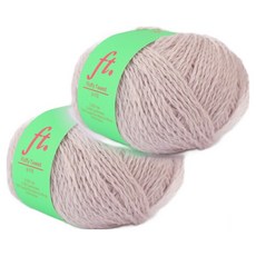 브랜드얀 리틀허브 뷔스티에 긴버전 DIY 플러피 트위드 뜨개실 2p + 도안 세트, 6 라벤더 드림, 1세트