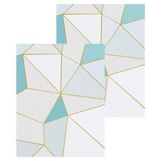 코다치프 PVC 정전식 창호 컬러 사생활 노출 방지 불투명 화장실 욕실 유리 스티커 50cm x 1m, 트라이앵글, 2개
