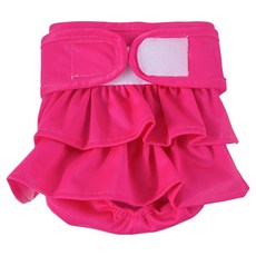 幸福夢想 寵物裙式尿布 紅色, 大型, 1個, 1入