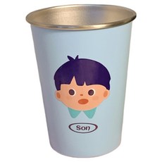 코다치프 손잡이 양치컵 10.2 x 8.2 cm, 리틀 가든 시리즈 아들, 1개