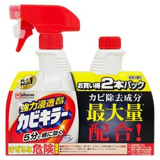 SC Johnson 莊臣 浴室多用途黴菌清潔噴霧 400g + 補充罐 400g, 800g, 1套