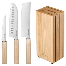 WAGENSTEIGER 東方刀具組, 1套, 水果刀 + 刺身刀 + 青木刀 + 火神木質刀座